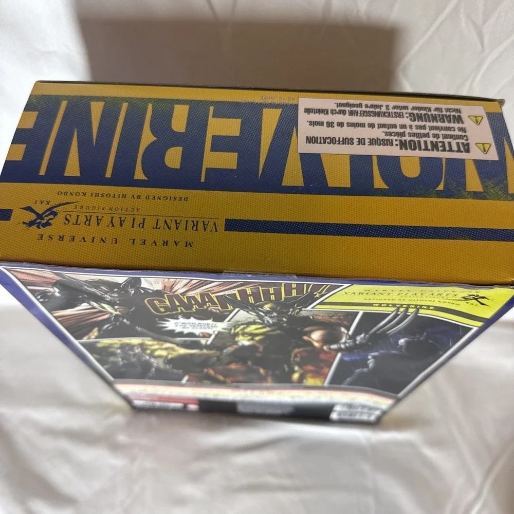 Play Arts Kai Wolverine Variant Marvel Action Figure Hitoshi Kondo 9.5in